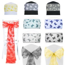 Butterfly Chair Sashes Organza