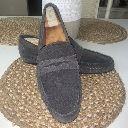Frank wright gray suede slip - frank,