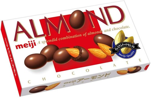 Meiji almond chocolate - almond,