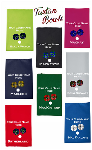 Personalised tartan lawn bowls - lawn,