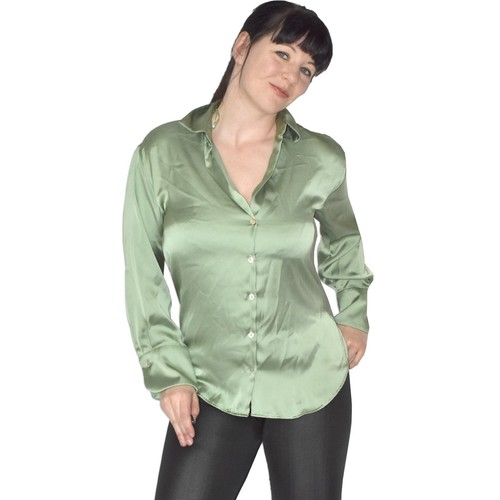 Zara soft shine satin - soft, blouse
