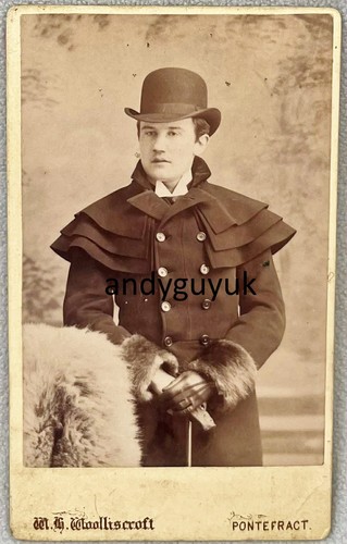 Cdv rare garrick overcoat - rare,