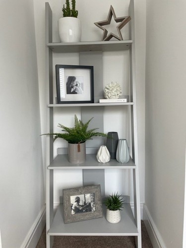 Next dove grey display ladder - dove,