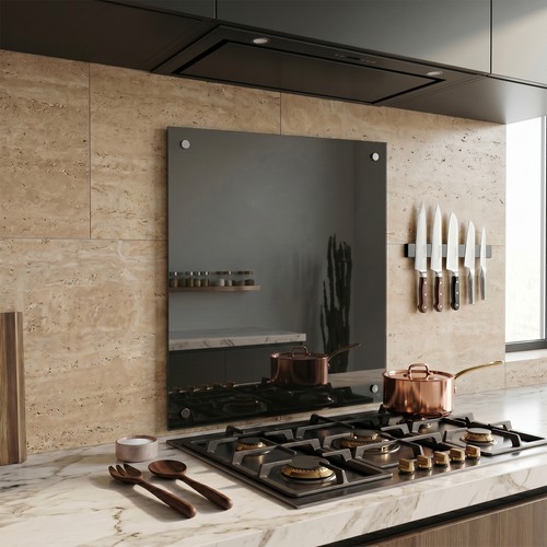 Glass splashback kitchen - splashback, wall