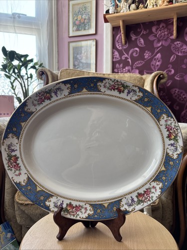 Antique porcelain large oval - antique,