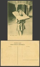 Hong Kong Old Postcard THE CANGUE, Chinese Prisoner Corporal Punishment, Ethnic