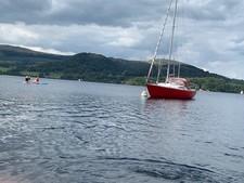 Ruffian 23 (Mallard) sailing