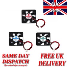5010 Brushless Cooling Fan 50x50x10mm  5V / 12V / 24V 2 Pin DC  UK Stock