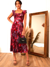 Chi Chi 14 Floral Print Ruffle