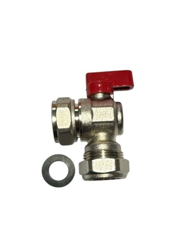 Isolating valve 22mm 90 - valve, 3/4"