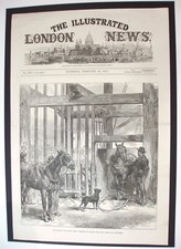 1875 Print: The Lock Out in