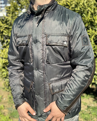 Metallic belstaff puffer - metallic,