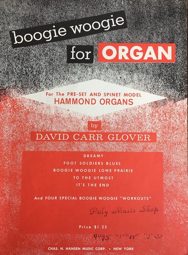 Boogie woogie for - woogie, organ,