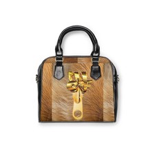 Faux Fur Shoulder Handbag |