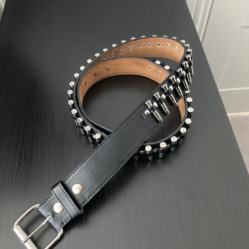 Mens bullet belt black - mens,