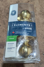 Passage Lockset 1-3/4'' Steel, Polished Brass - Weiser ®  9GAC1010-010 Yukon