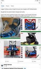 Luggie folding scooter - folding, scooter,bought