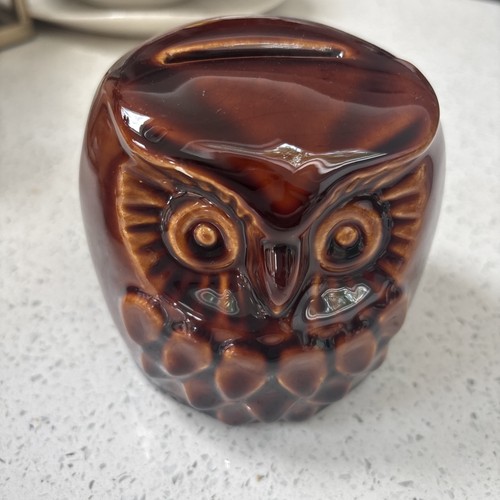 Denmead ceramic owl money box - denmead,