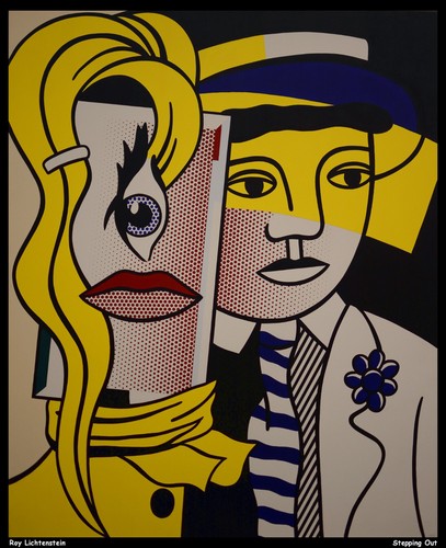 Roy lichtenstein stepping - stepping, out