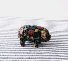 Cute Vintage Cloisonné Pig