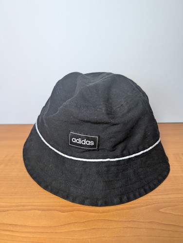 Adidas black canvas bucket hat - canvas,