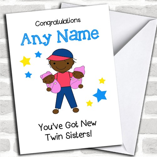 Black congratulations new baby - black,