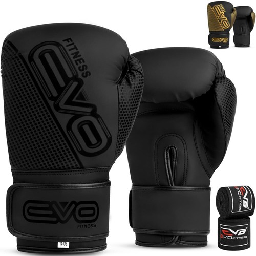 Evo leather boxing gloves - leather, mma