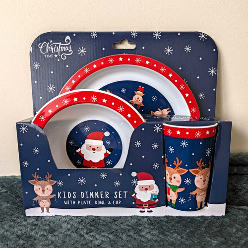 Christmas time kids melamine - kids,