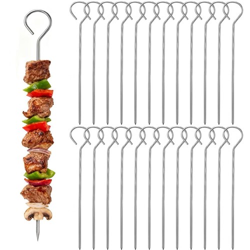 24pcs metal bbq skewers - 24pcs,