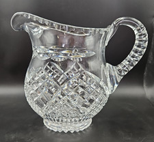 Large Heavy Crystal Cut glass