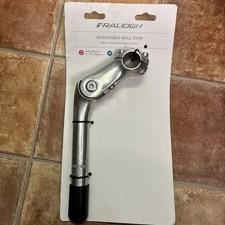 Raleigh Comfort  Adjustable Quill Stem 0-50 Degree Adjustment 25.4 110mm Silver