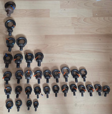 Selection of 33 Threaded Lifting Eye bolts - Various Sizes