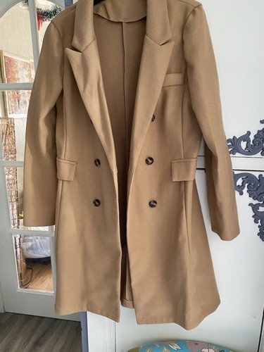Long coat size - long, camel