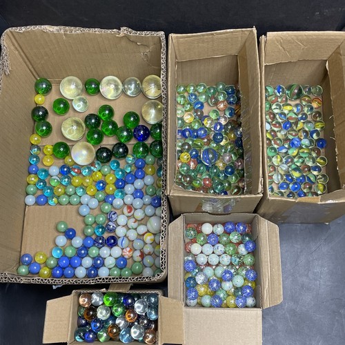 X500 glass marbles vintage - marbles,