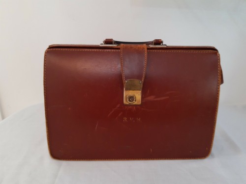 Vintage brown leather - brown,