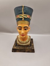 Nefertiti Bust Statue Veronese 2000 Egyptian Queen Figure Decor Vintage