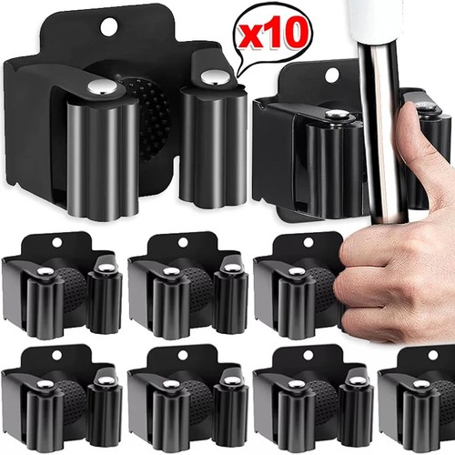 10x mop broom holders wall - holders,