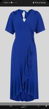 Whistles lined colbalt dress - lined,