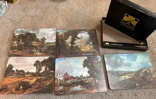 Vtg clover leaf table mats - vtg,