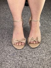 Gold Sparkly Wide Fit Party