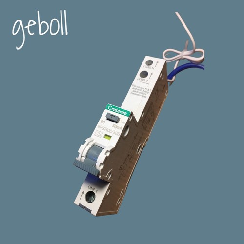 Crabtree 6fsr06 30b rcbo - crabtree,