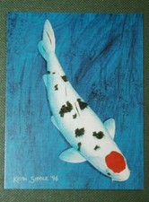 TANCHO   KOI CARP   Illustrated Card 