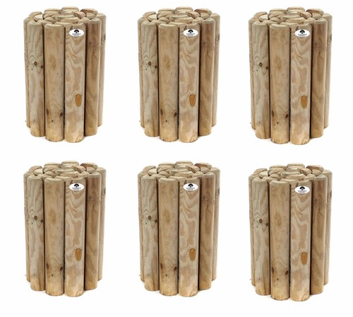 Log roll garden - log,