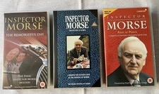 Inspector Morse VHS x3 - Remorseful Day, Mystery of Morse, Rest in Peace  