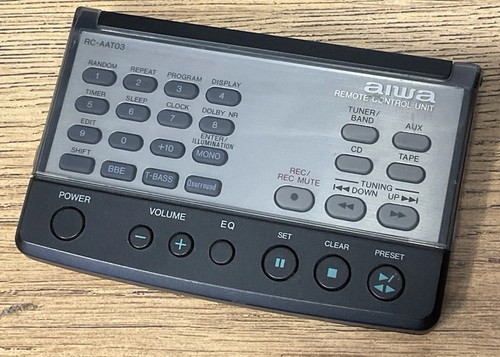 Aiwa hifi remote control - hifi,