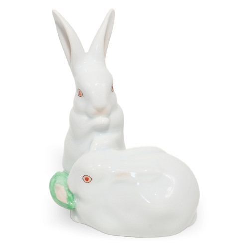 Vintage herend porcelain bunny - vintage,