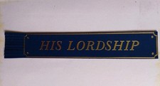Vintage "His Lordship" Blue