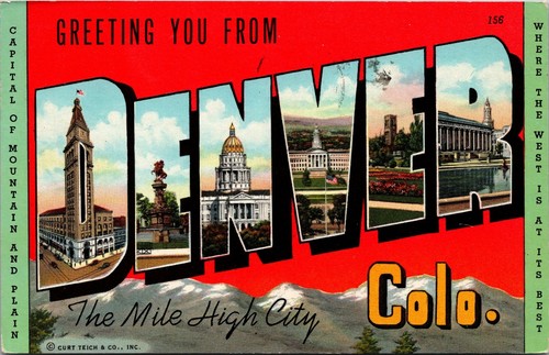 Greeting you from denver - greeting,