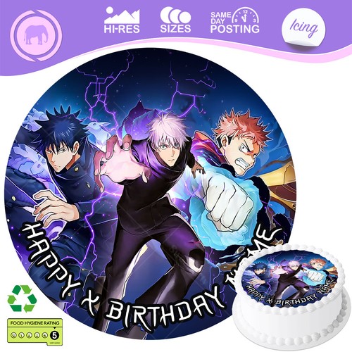 Jujutsu kaisen cake topper - cake,
