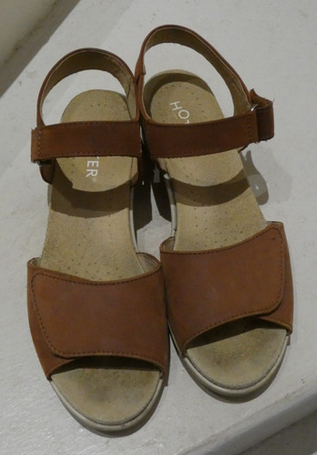Ladies sandals 5 - sandals,, tan